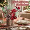 Christmas Centerpiece Table Decorations (Red) 10"D x 12"W x 13"H